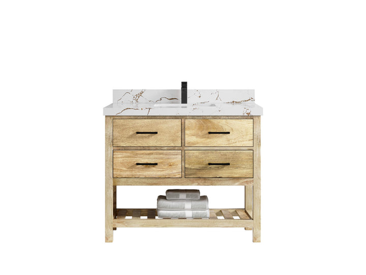 Parker Mango Wood 42 in. W x 22 in. D Single Sink Bathroom Vanity - photo 18
