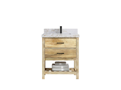 Parker Mango Wood 30 in. W x 22 in. D Single Sink Bathroom Vanity