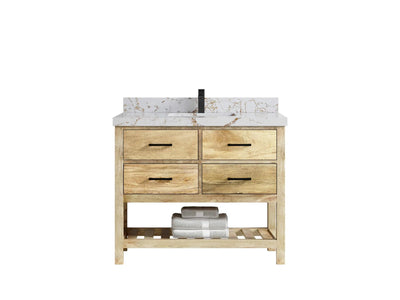 Parker Mango Wood 42 in. W x 22 in. D Single Sink Bathroom Vanity
