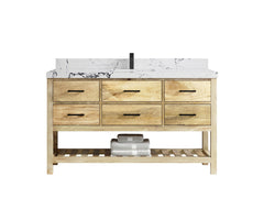 Parker Mango Wood 60 in. W x 22 in. D Single Sink Bathroom Vanity - photo 19