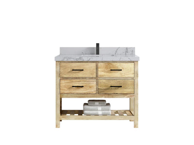 Parker Mango Wood 42 in. W x 22 in. D Single Sink Bathroom Vanity