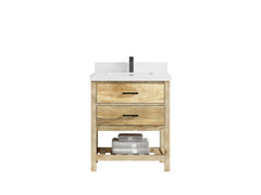 Parker Mango Wood 30 in. W x 22 in. D Single Sink Bathroom Vanity - photo 6