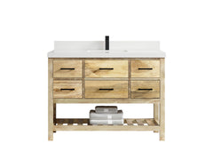 Parker Mango Wood 48 in. W x 22 in. D Single Sink Bathroom Vanity - photo 21