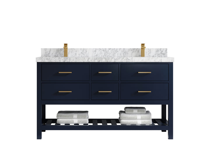 Parker 60 in. W x 22 in. D Double Sink Bathroom Vanity - photo 8