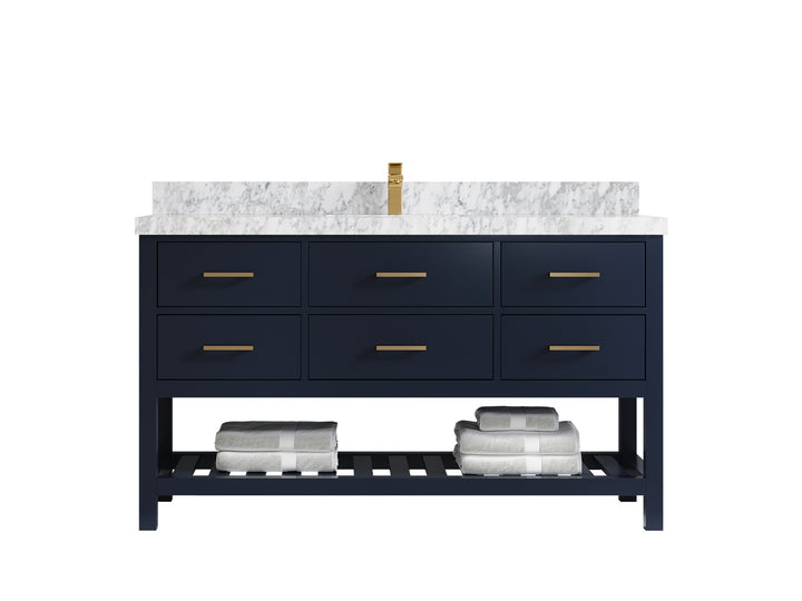Parker 60 in. W x 22 in. D Single Sink Bathroom Vanity - photo 8