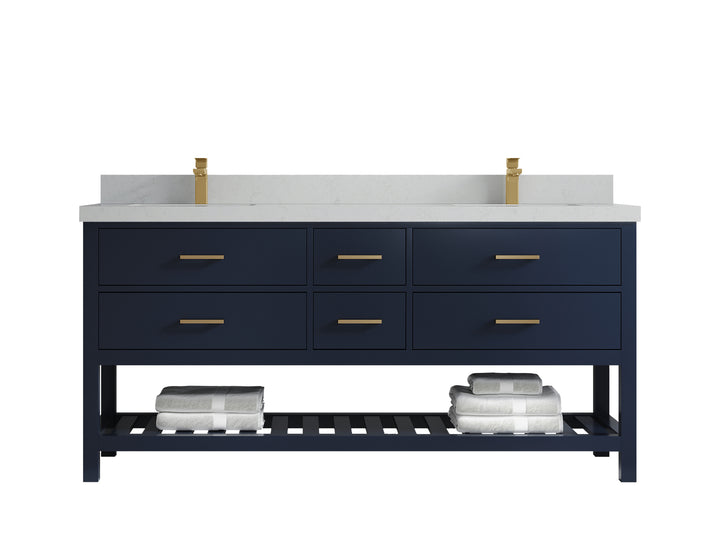 Parker 72 in. W x 22 in. D Double Sink Bathroom Vanity - photo 11