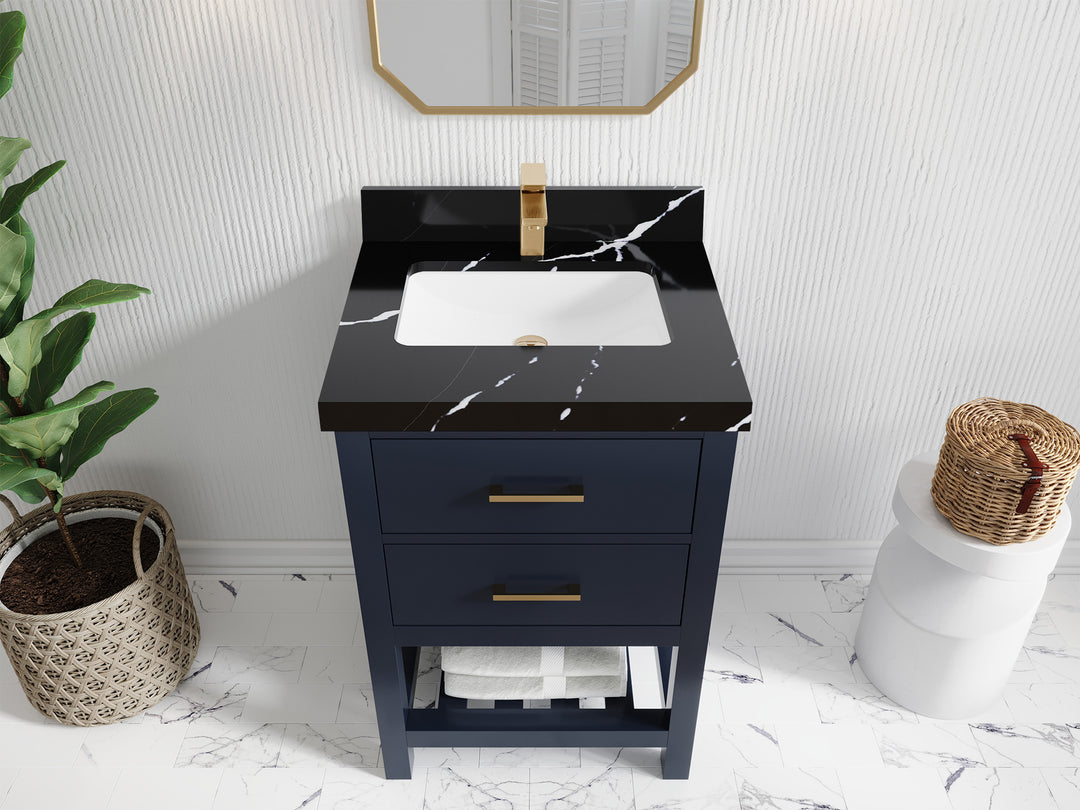 Parker 24 in. W x 22 in. D Single Sink Bathroom Vanity