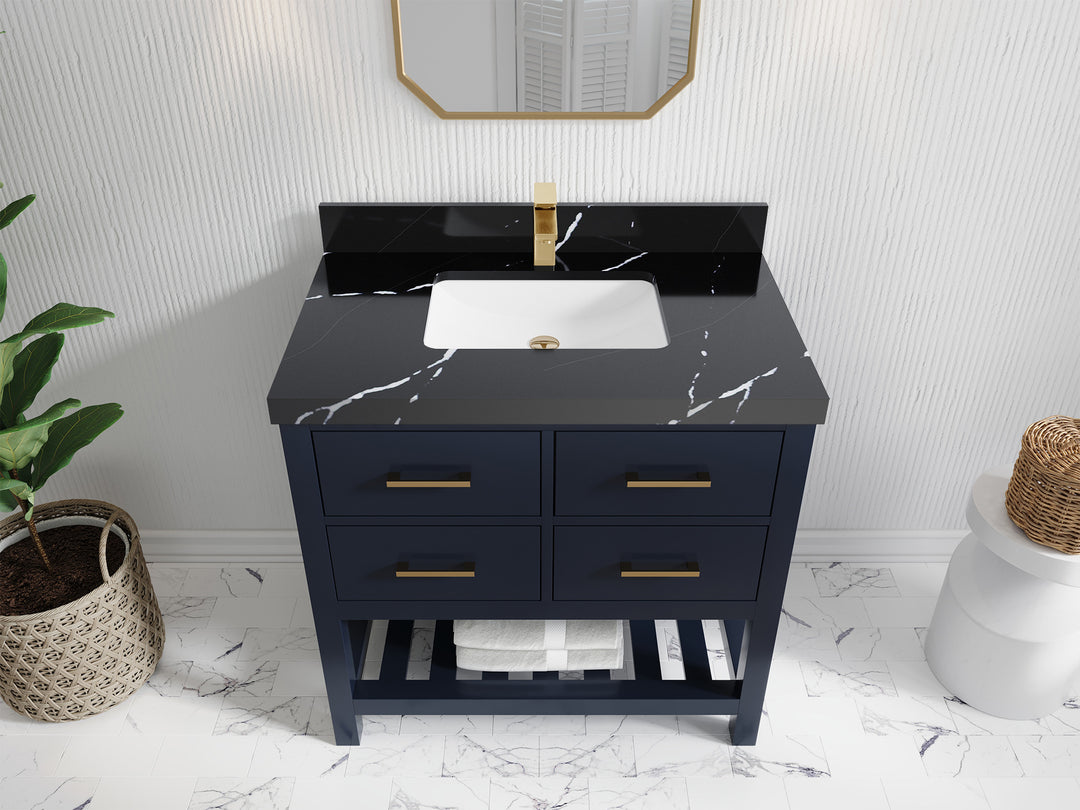 Parker 36 in. W x 22 in. D Single Sink Bathroom Vanity