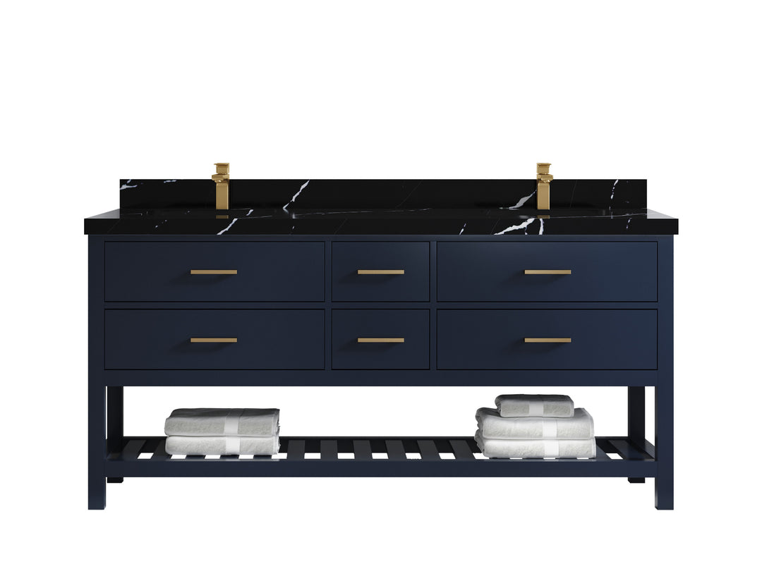 Parker 72 in. W x 22 in. D Double Sink Bathroom Vanity