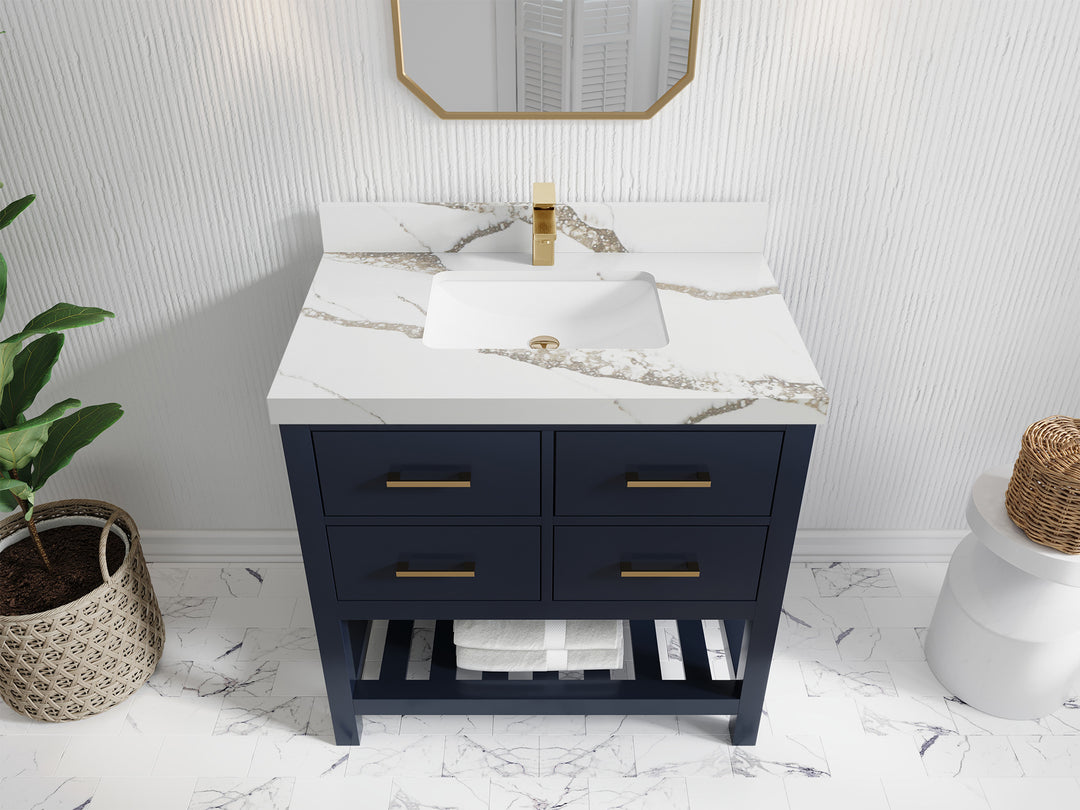 Parker 36 in. W x 22 in. D Single Sink Bathroom Vanity