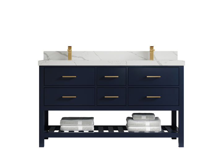 Parker 60 in. W x 22 in. D Double Sink Bathroom Vanity - photo 16