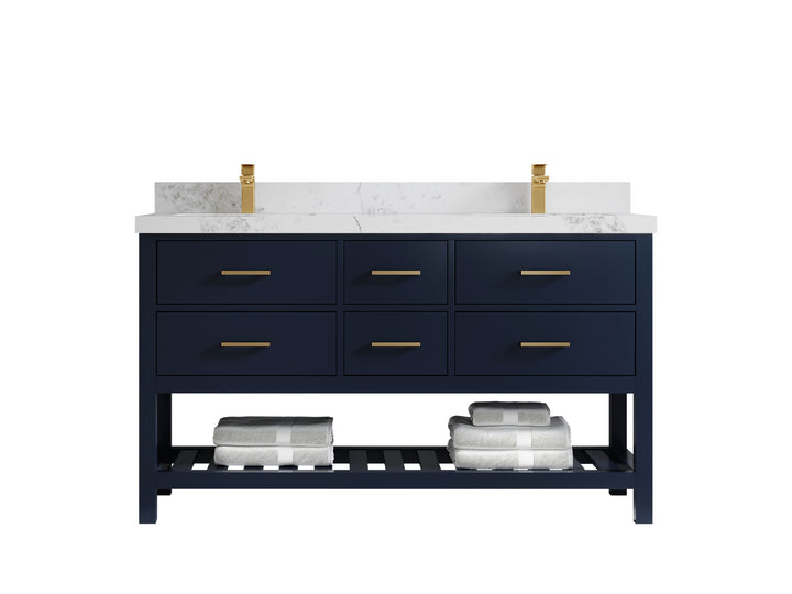 Parker 60 in. W x 22 in. D Double Sink Bathroom Vanity - photo 18