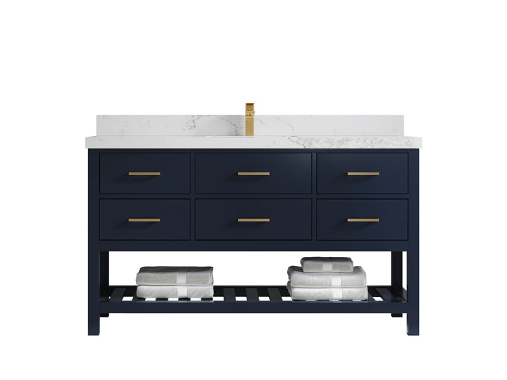 Parker 60 in. W x 22 in. D Single Sink Bathroom Vanity - photo 18