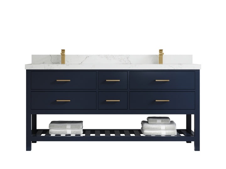 Parker 72 in. W x 22 in. D Double Sink Bathroom Vanity - photo 19