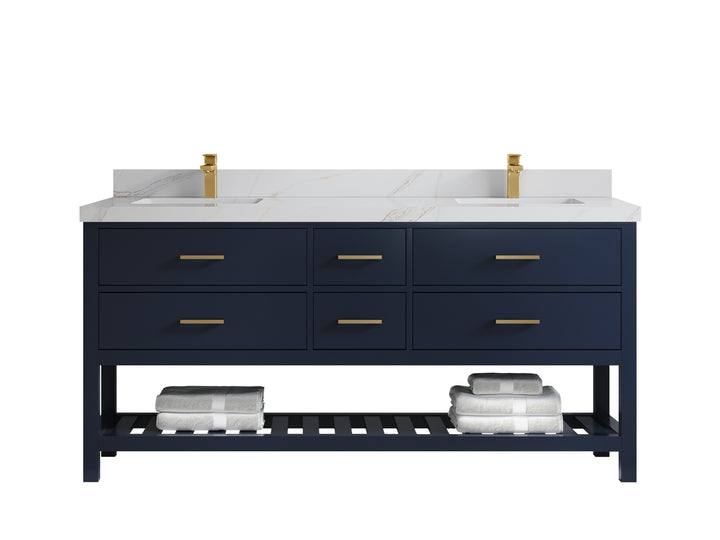 Parker 72 in. W x 22 in. D Double Sink Bathroom Vanity - photo 21