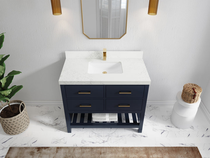 Parker 42 in. W x 22 in. D Single Sink Bathroom Vanity - photo 24