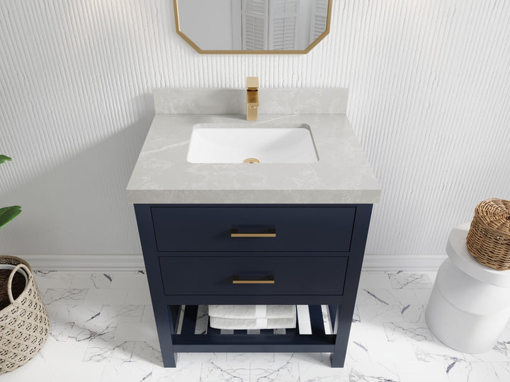 Parker 30 in. W x 22 in. D Single Sink Bathroom Vanity - photo 24