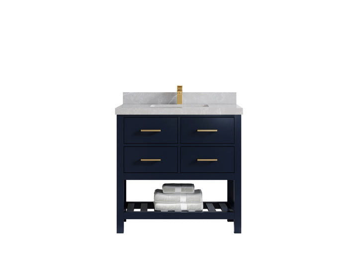 Parker 36 in. W x 22 in. D Single Sink Bathroom Vanity - photo 27