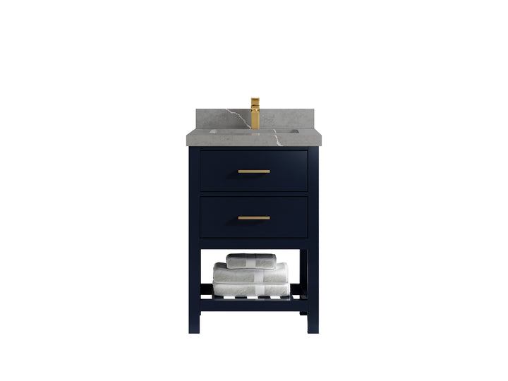 Parker 24 in. W x 22 in. D Single Sink Bathroom Vanity - photo 27