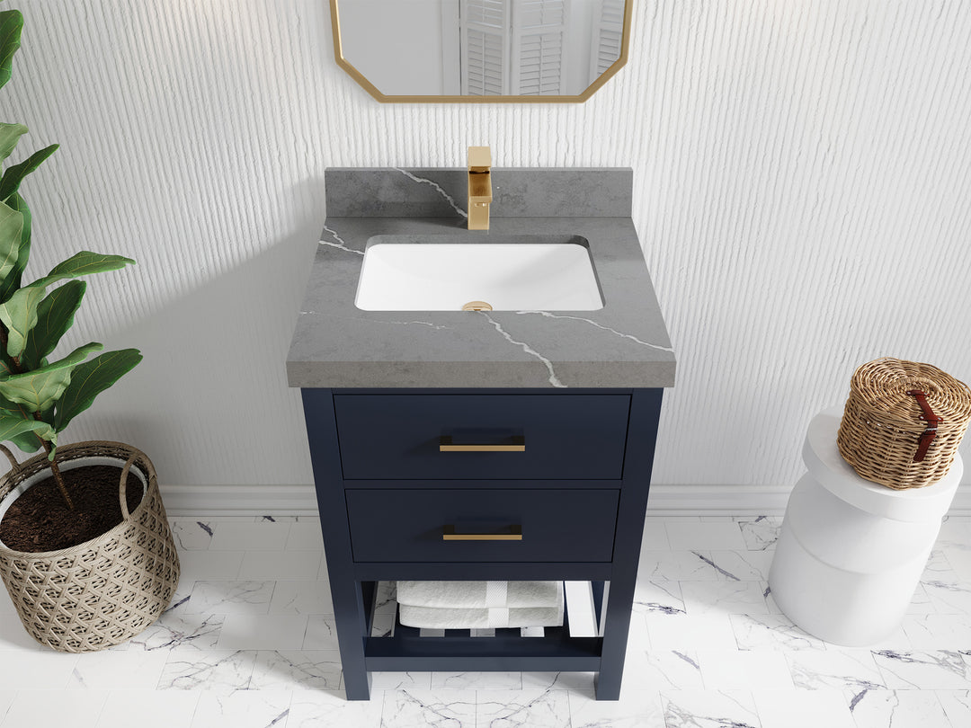 Parker 24 in. W x 22 in. D Single Sink Bathroom Vanity