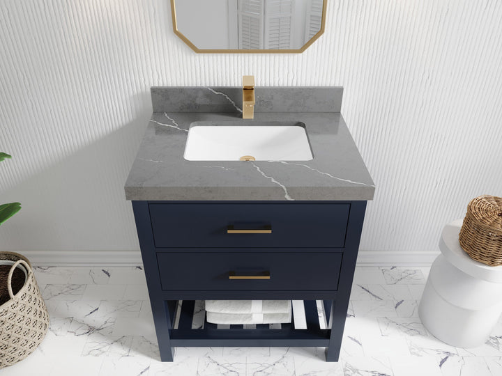 Parker 30 in. W x 22 in. D Single Sink Bathroom Vanity - photo 26