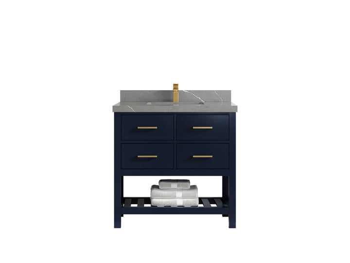 Parker 36 in. W x 22 in. D Single Sink Bathroom Vanity - photo 29