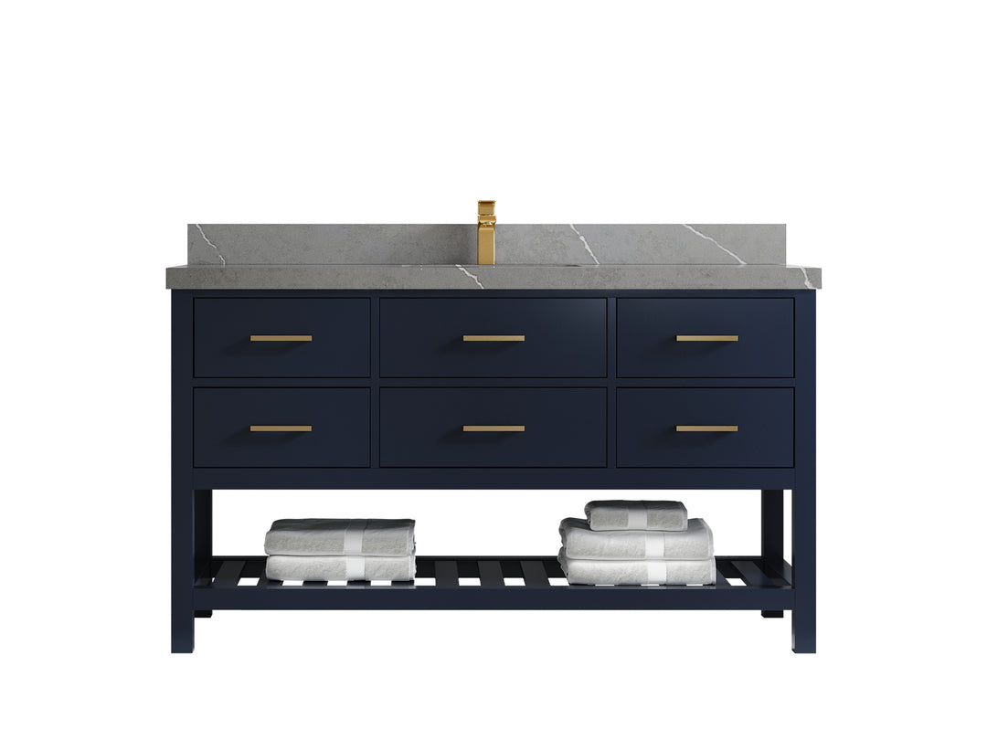 Parker 60 in. W x 22 in. D Single Sink Bathroom Vanity