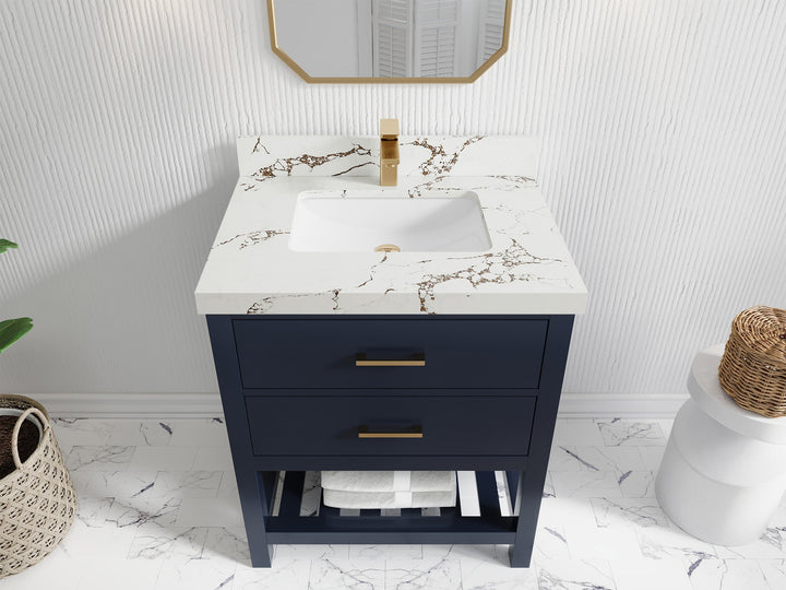 Parker 30 in. W x 22 in. D Single Sink Bathroom Vanity - photo 28