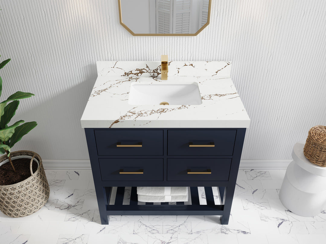 Parker 36 in. W x 22 in. D Single Sink Bathroom Vanity