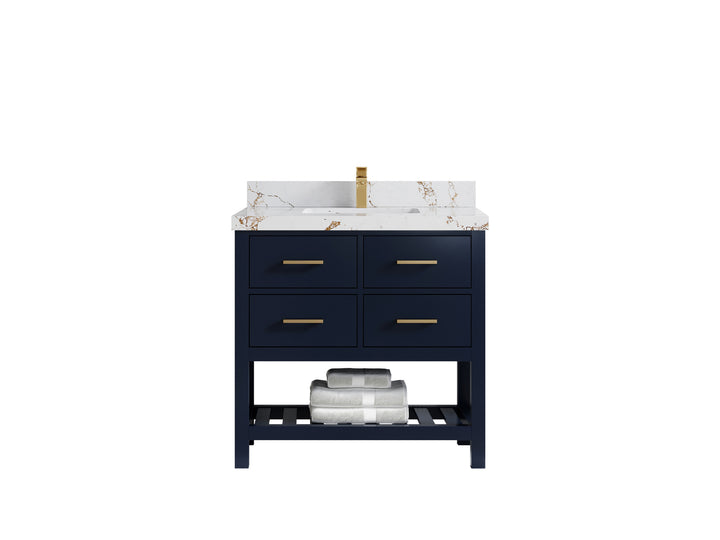 Parker 36 in. W x 22 in. D Single Sink Bathroom Vanity - photo 33