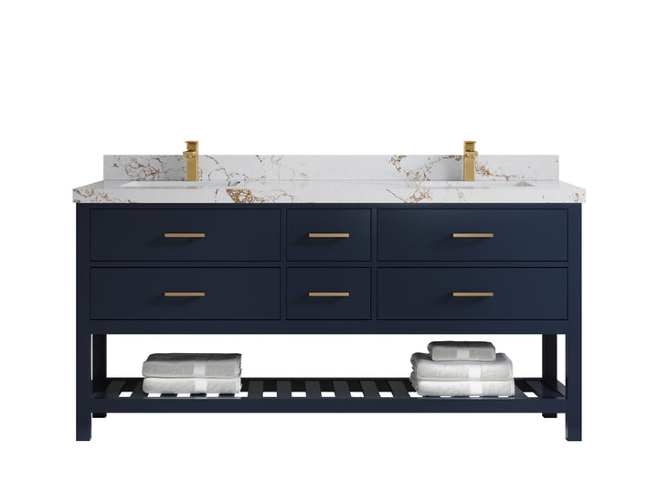 Parker 72 in. W x 22 in. D Double Sink Bathroom Vanity - photo 31