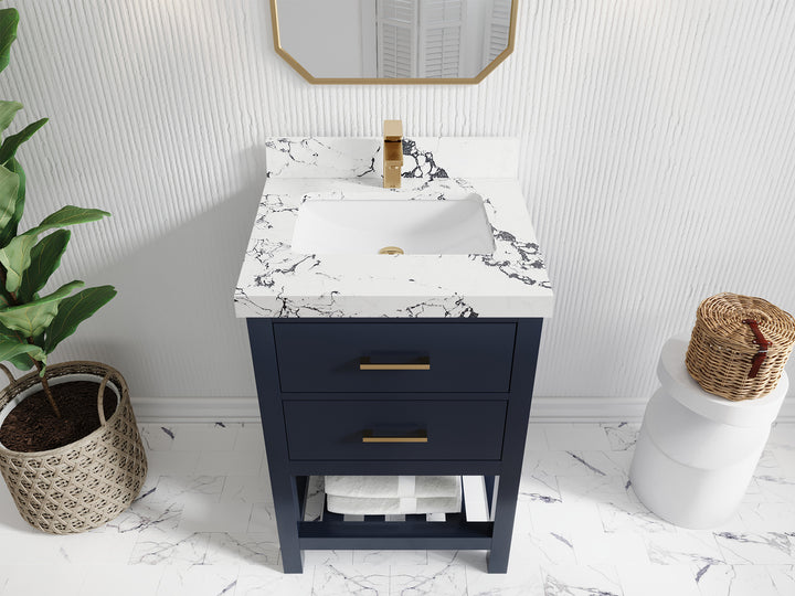 Parker 24 in. W x 22 in. D Single Sink Bathroom Vanity - photo 32