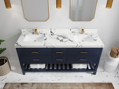 Parker 72 in. W x 22 in. D Double Sink Bathroom Vanity - photo 36