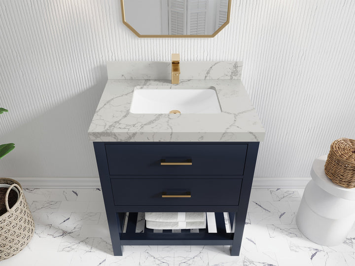 Parker 30 in. W x 22 in. D Single Sink Bathroom Vanity - photo 32