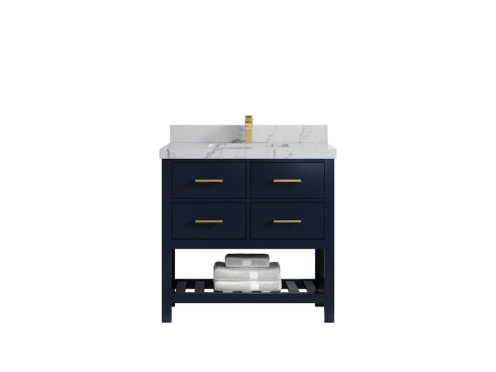 Parker 36 in. W x 22 in. D Single Sink Bathroom Vanity - photo 35