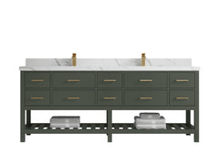 Parker 84 in. W x 22 in. D Double Sink Bathroom Vanity - photo 25
