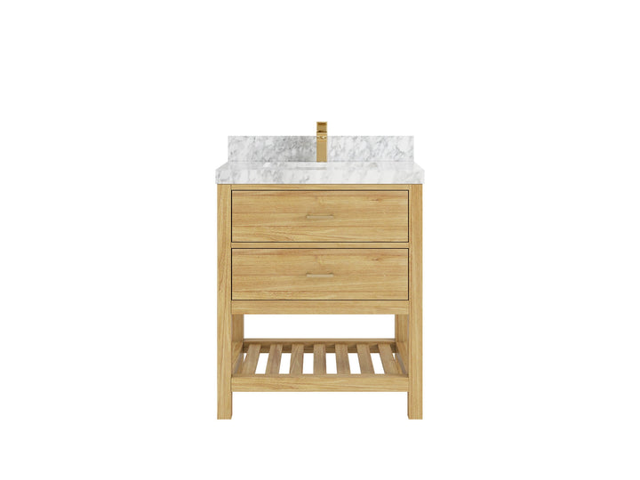 Parker Teak Wood 30 in. W x 22 in. D Single Sink Bathroom Vanity - photo 20