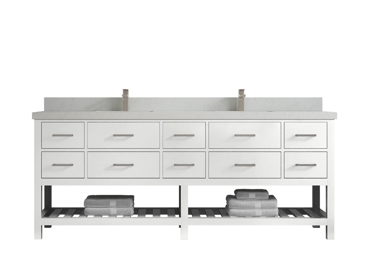 Parker 84 in. W x 22 in. D Double Sink Bathroom Vanity - photo 10