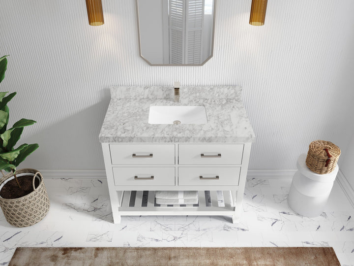 Parker 42 in. W x 22 in. D Single Sink Bathroom Vanity - photo 21