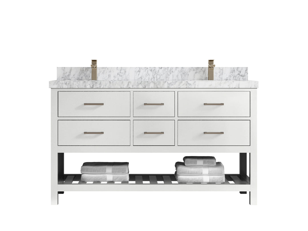 Parker 60 in. W x 22 in. D Double Sink Bathroom Vanity