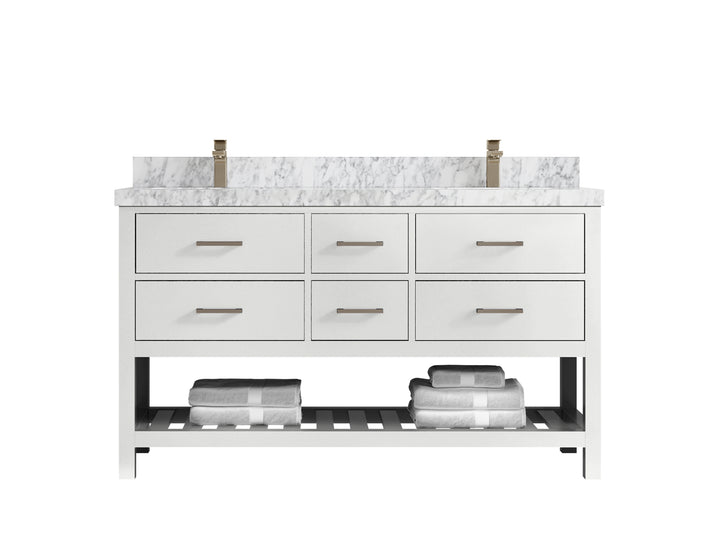 Parker 60 in. W x 22 in. D Double Sink Bathroom Vanity - photo 8