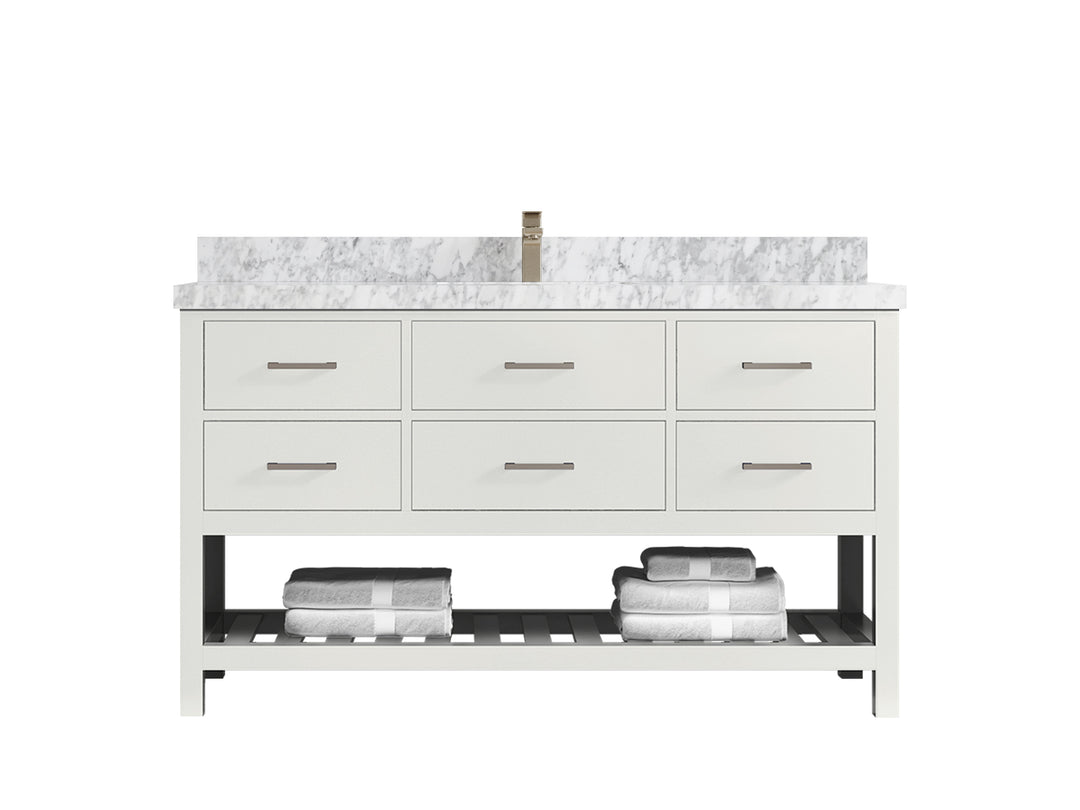 Parker 60 in. W x 22 in. D Single Sink Bathroom Vanity