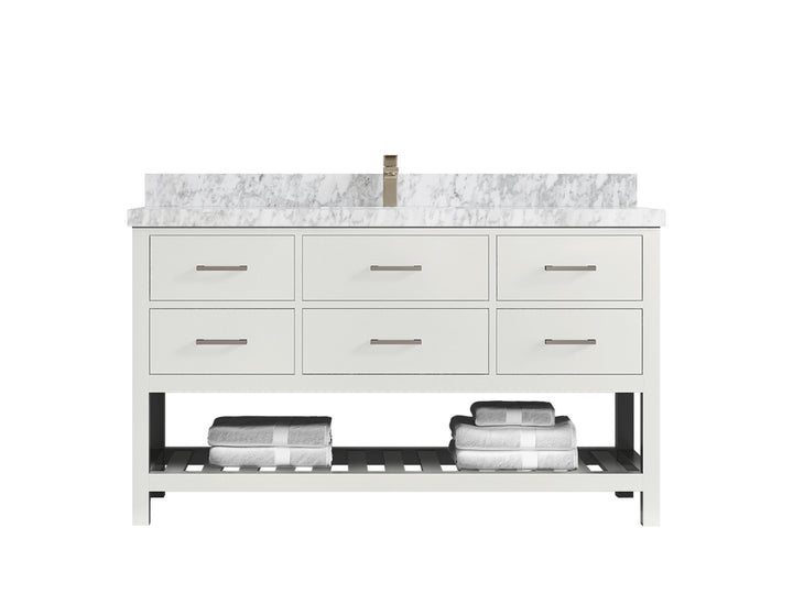Parker 60 in. W x 22 in. D Single Sink Bathroom Vanity - photo 8