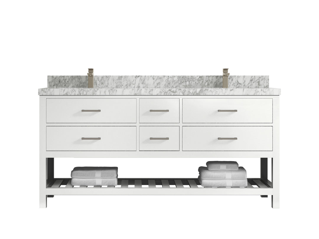 Parker 72 in. W x 22 in. D Double Sink Bathroom Vanity