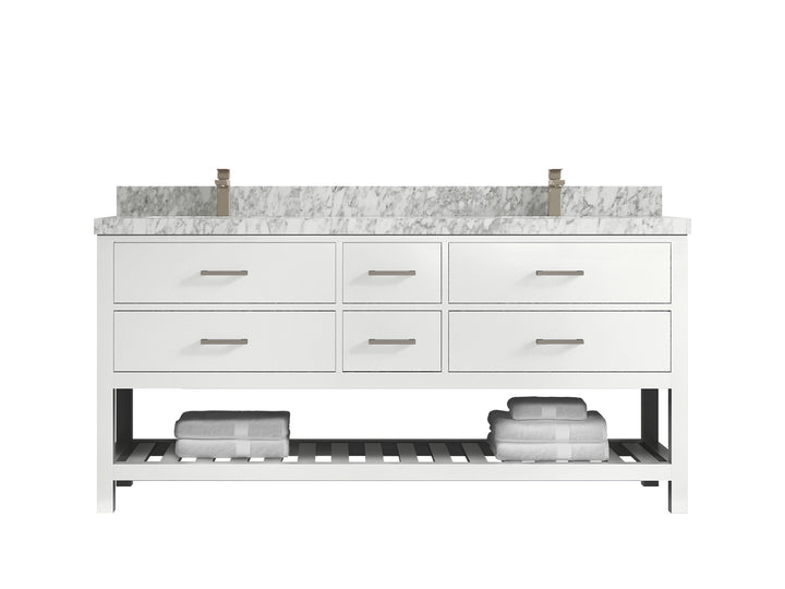 Parker 72 in. W x 22 in. D Double Sink Bathroom Vanity - photo 43