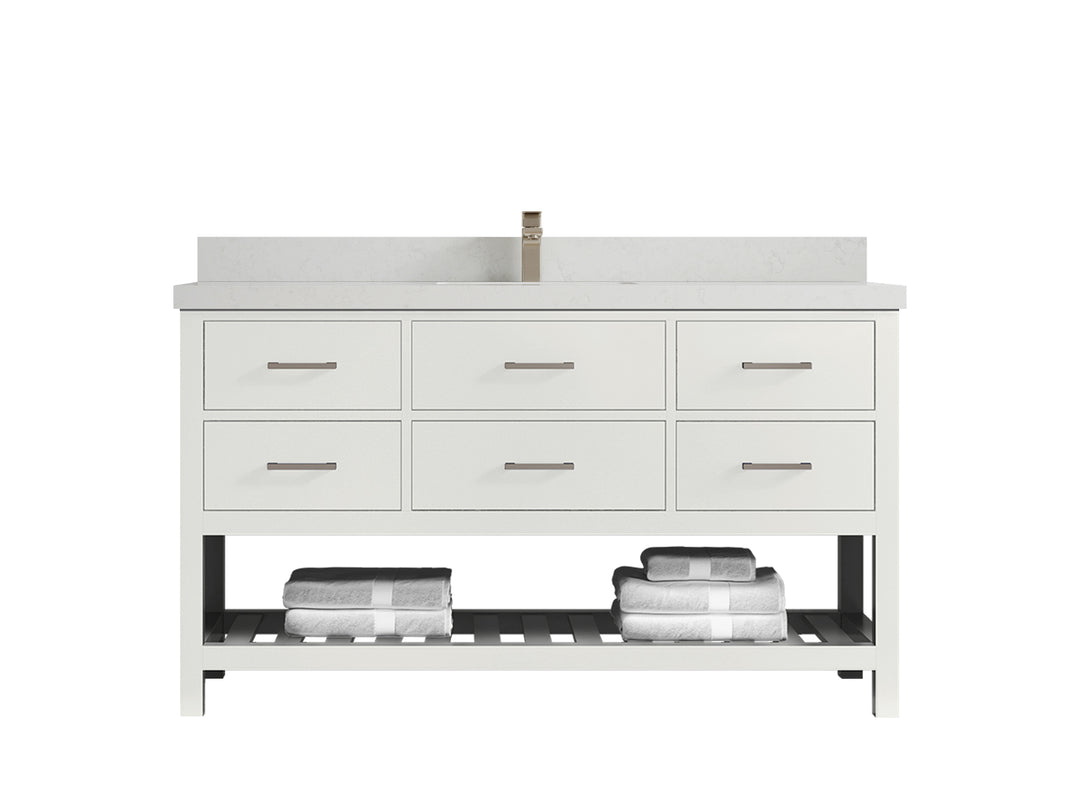 Parker 60 in. W x 22 in. D Single Sink Bathroom Vanity
