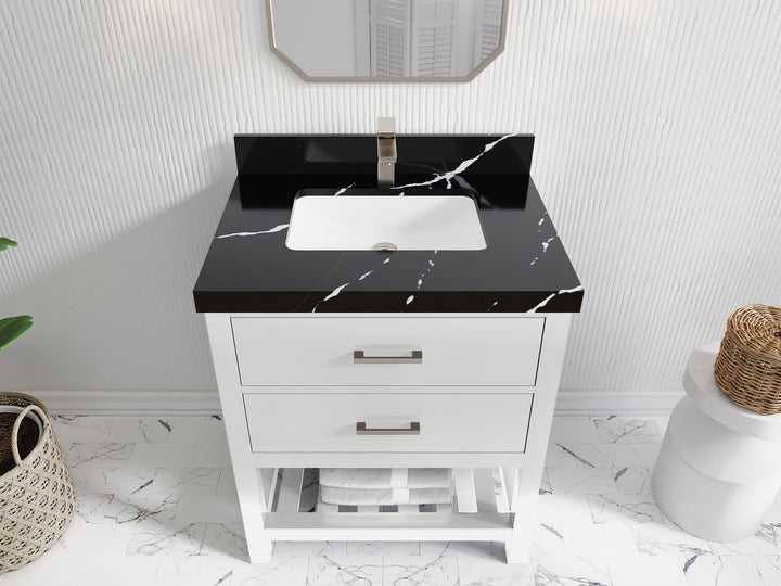 Parker 30 in. W x 22 in. D Single Sink Bathroom Vanity - photo 9