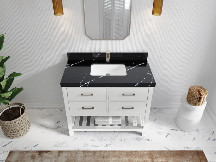 Parker 42 in. W x 22 in. D Single Sink Bathroom Vanity - photo 9