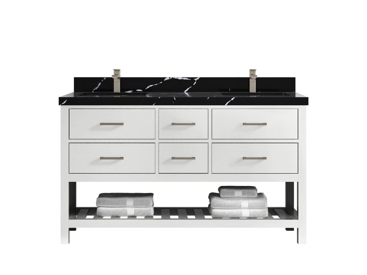 Parker 60 in. W x 22 in. D Double Sink Bathroom Vanity - photo 12