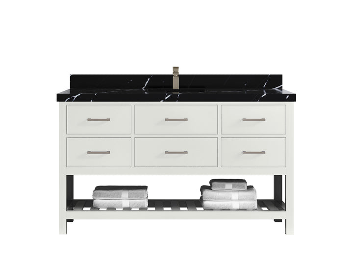 Parker 60 in. W x 22 in. D Single Sink Bathroom Vanity - photo 12
